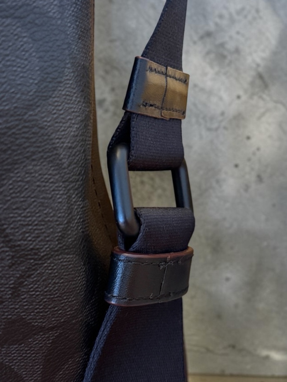 Coach Perry Business Tote F23211 Black Charcoal Signature Oxblood Unisex - Picture 8 of 10